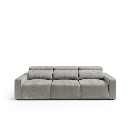 Sofá 4 lugares XL MONTBLANC cor cinza