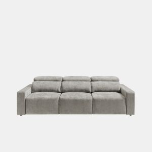 Sofá 4 lugares XL MONTBLANC cor cinza