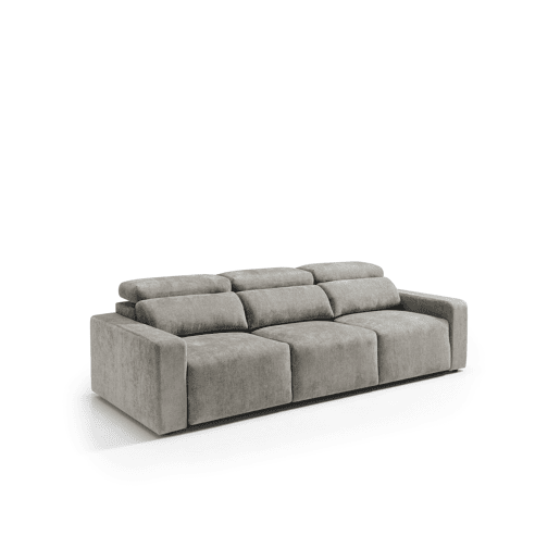 Sofá 4 lugares XL MONTBLANC cor cinza