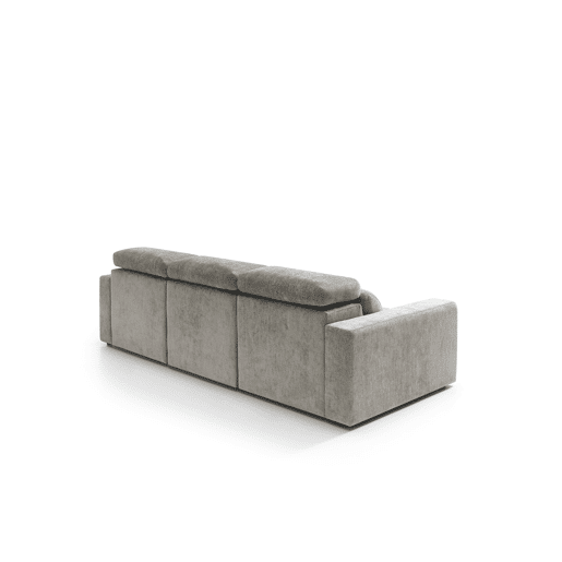 Sofá 4 lugares XL MONTBLANC cor cinza