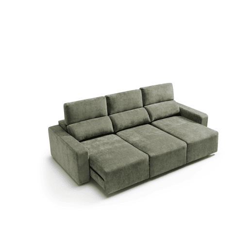 Sofá 4 lugares XL MONTBLANC cor verde