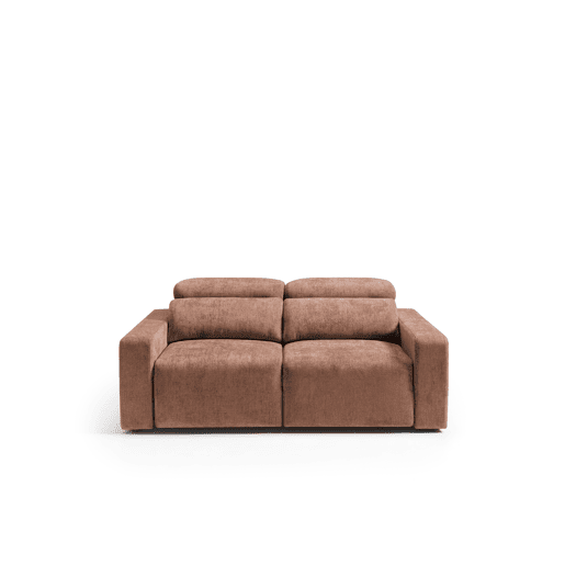 Sofá 3 lugares MONTBLANC cor terracota