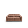Sofá 3 lugares MONTBLANC cor terracota