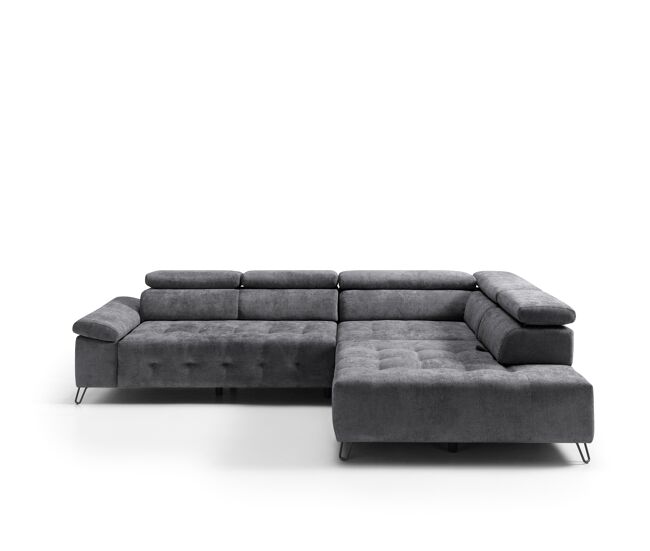 Rinconera derecha l meli color gris oscuro