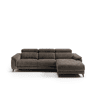Chaise longue direita relax elétrico EOS cor vison
