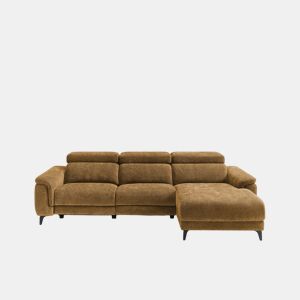 Chaise longue direita relax elétrico EOS cor mostarda
