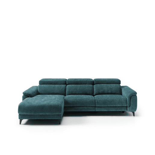 Chaise longue esquerda relax elétrico EOS cor azul Chaise longue esquerda relax elétrico EOS cor azul