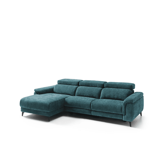 Chaise longue esquerda relax elétrico EOS cor azul Chaise longue esquerda relax elétrico EOS cor azul