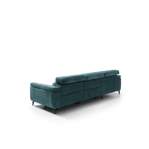 Chaise longue esquerda relax elétrico EOS cor azul Chaise longue esquerda relax elétrico EOS cor azul