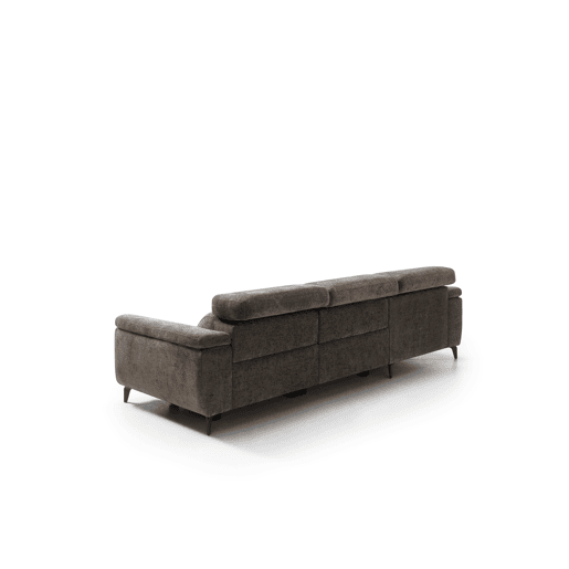 Chaise longue esquerda relax elétrico EOS cor vison