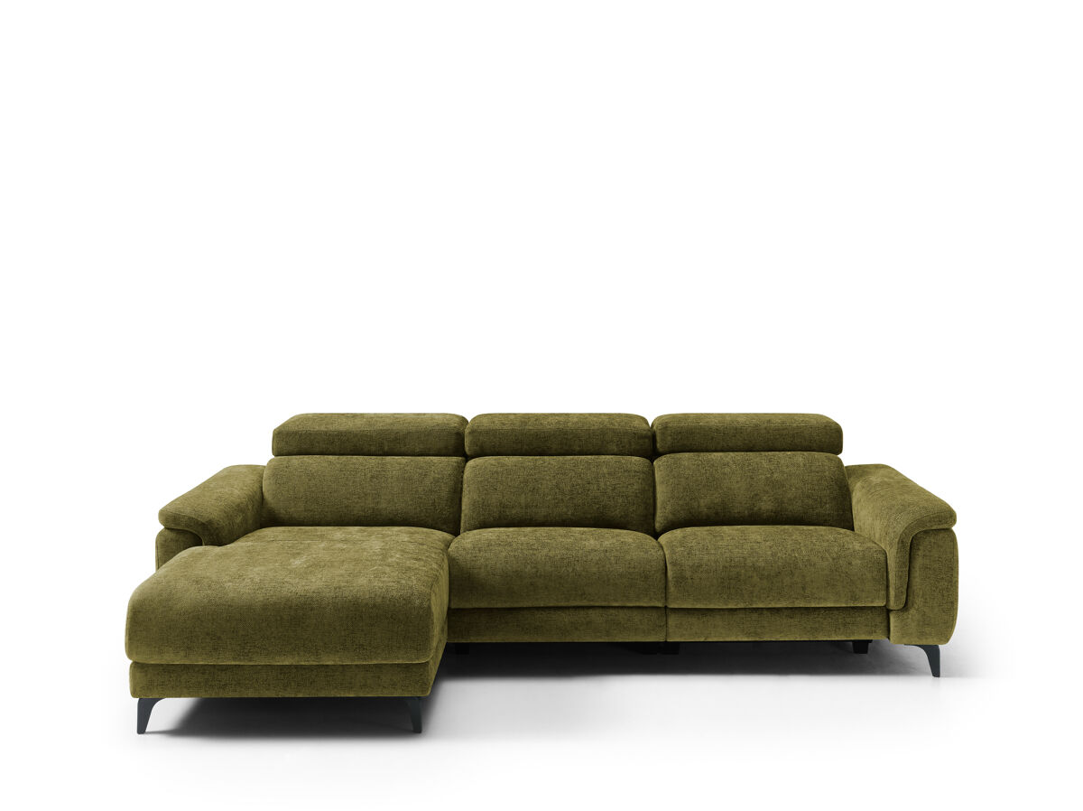 chaise longue izquierda relax electrica eos color verde