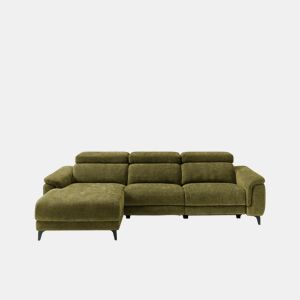 Chaise longue esquerda relax elétrico EOS cor verde