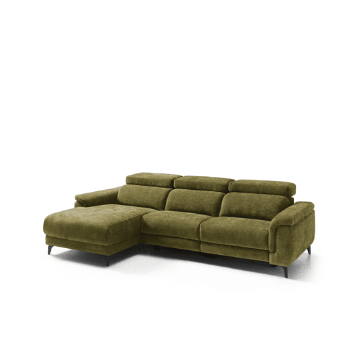 Chaise longue esquerda relax elétrico EOS cor verde Chaise longue esquerda relax elétrico EOS cor verde