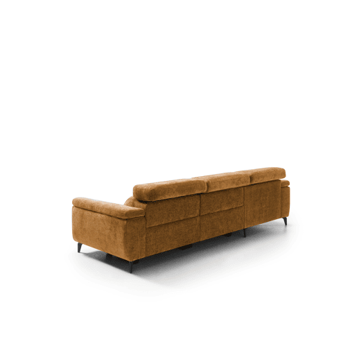 Chaise longue esquerda relax elétrico EOS cor mostarda