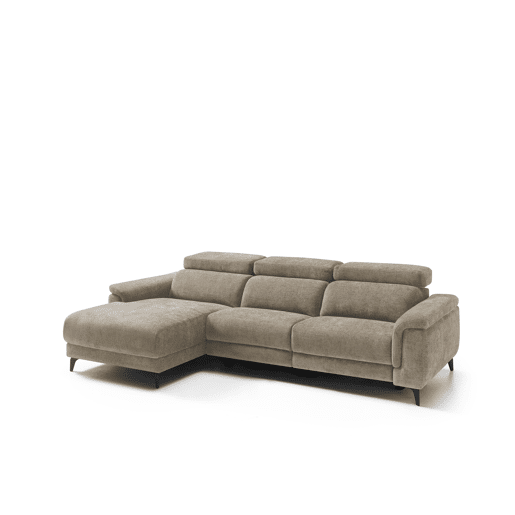 Chaise longue esquerda relax elétrico EOS cor bege Chaise longue esquerda relax elétrico EOS cor bege