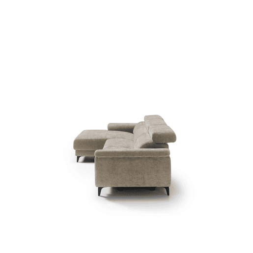 Chaise longue esquerda relax elétrico EOS cor bege Chaise longue esquerda relax elétrico EOS cor bege