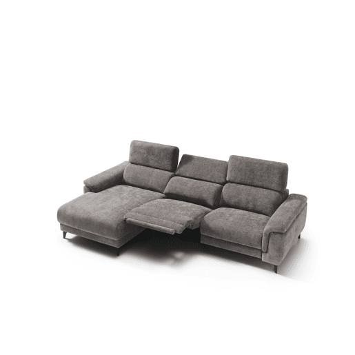 Chaise longue esquerda relax elétrico EOS cor cinza Chaise longue esquerda relax elétrico EOS cor cinza