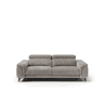 Sofá relax elétrico EOS XL 3 lugares cor cinza claro