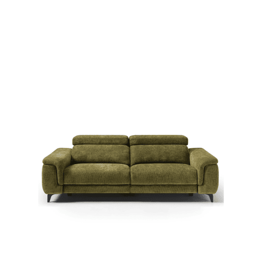 Sofá relax elétrico EOS XL 3 lugares cor verde