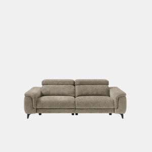 Sofá relax elétrico EOS XL 3 lugares cor bege