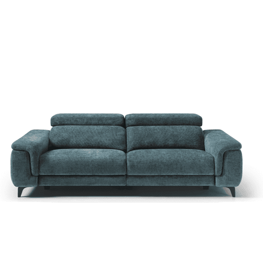 Sofá fixo EOS XL 3 lugares cor azul Sofá fixo EOS XL 3 lugares cor azul
