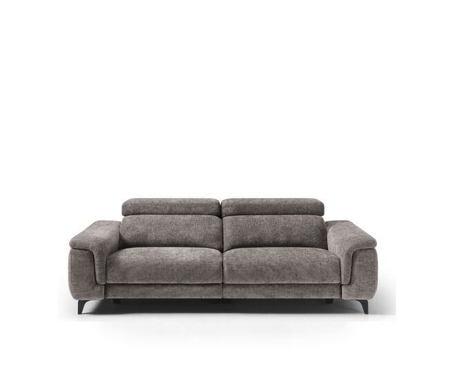 Sofá 3 plazas xl fijo eos color gris
