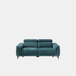 Sofá relax elétrico EOS S 3 lugares cor azul