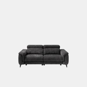 Sofá relax elétrico EOS S 3 lugares cor cinza escuro