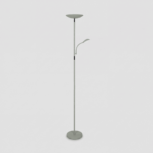 Candeeiro de pé KOS LED 2 luzes 18W + 5W 178x24x25cm verde