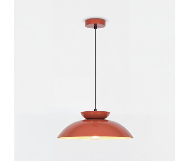 Lámpara de techo idea 60w e27 115x36x36cm terracota