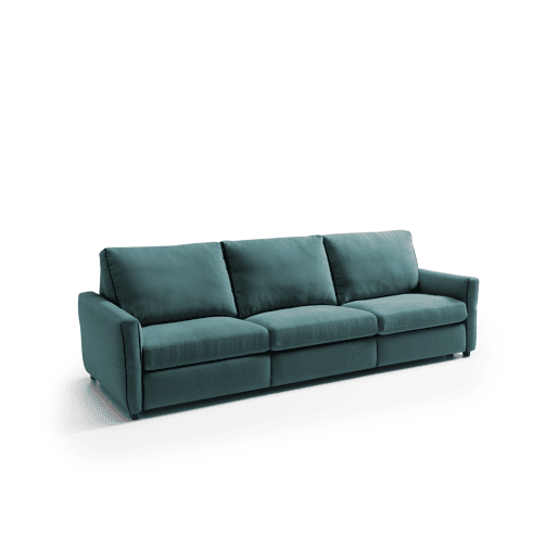Sofá relax elétrico XL GOPER 4 lugares cor azul