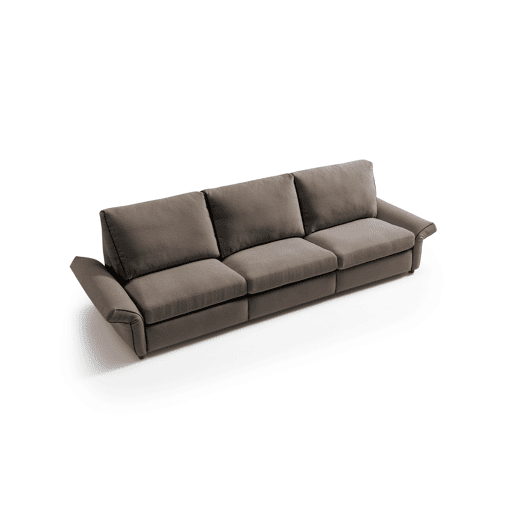 Sofá relax elétrico XL GOPER 4 lugares cor vison Sofá relax elétrico XL GOPER 4 lugares cor vison