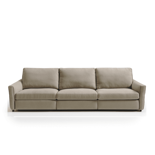 Sofá relax elétrico XL GOPER 4 lugares cor bege