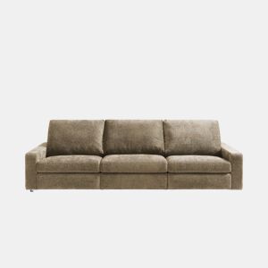 Sofá relax elétrico XL GOPER 4 lugares cor bege