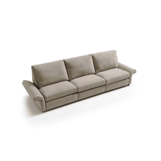 Sofá relax elétrico XL GOPER 4 lugares cor bege