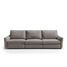 Sofá relax elétrico XL GOPER 4 lugares cor cinza