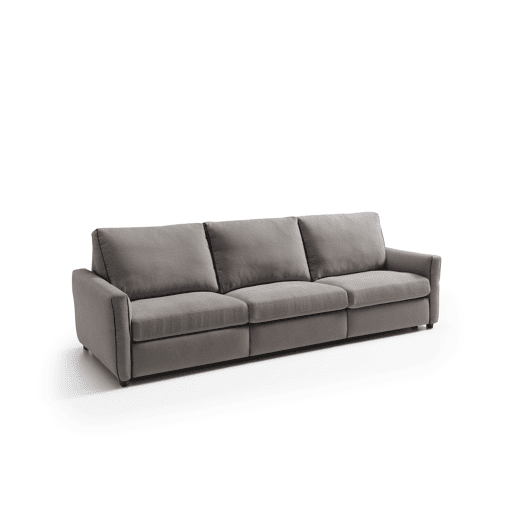 Sofá relax elétrico XL GOPER 4 lugares cor cinza