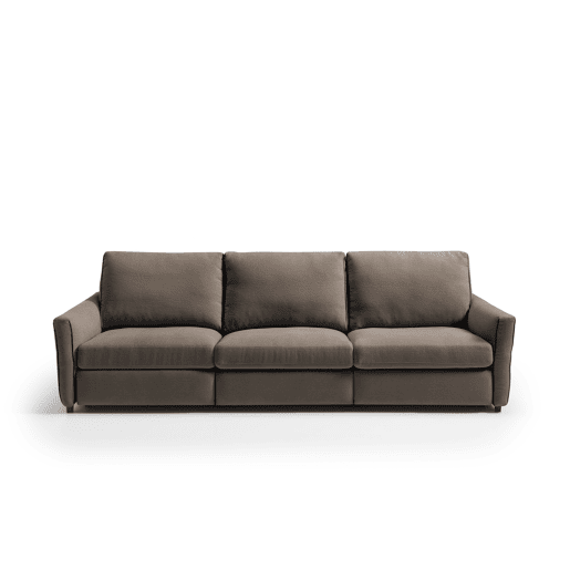 Sofá 4 lugares com relax elétrico GOPER cor vison Sofá 4 lugares com relax elétrico GOPER cor vison