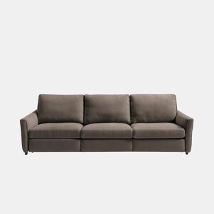 Sofá 4 lugares com relax elétrico GOPER cor vison