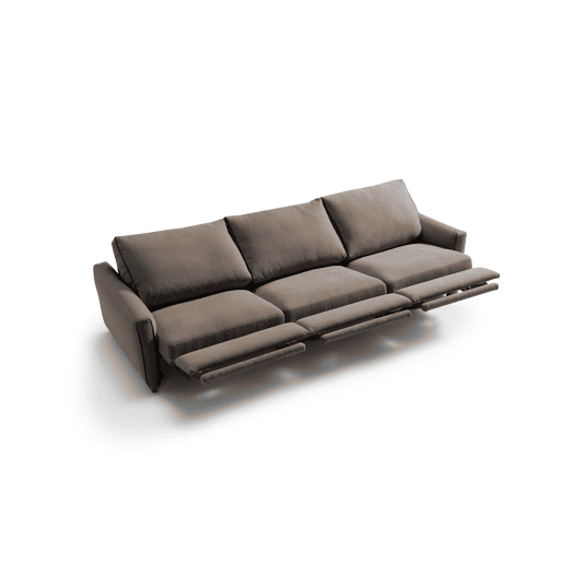 Sofá 4 lugares com relax elétrico GOPER cor vison Sofá 4 lugares com relax elétrico GOPER cor vison