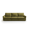 Sofá 4 lugares com relax elétrico GOPER cor verde