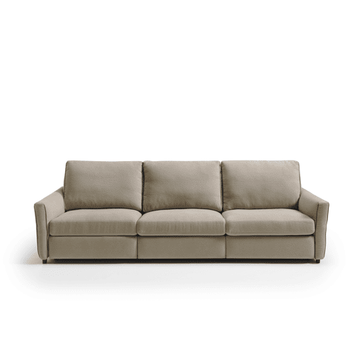 Sofá 4 lugares com relax elétrico GOPER cor bege