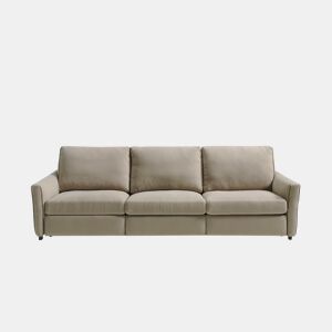 Sofá 4 lugares com relax elétrico GOPER cor bege