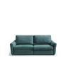 Sofá 3 lugares XL com relax elétrico GOPER cor azul