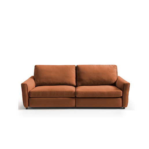 Sofá 3 lugares XL com relax elétrico GOPER cor terracota
