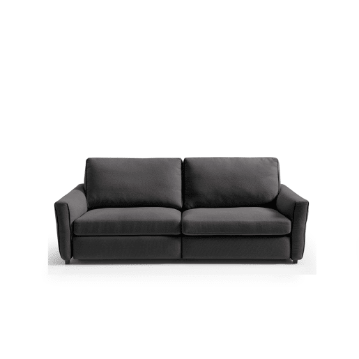 Sofá 3 lugares XL fixo GOPER cor cinza escuro