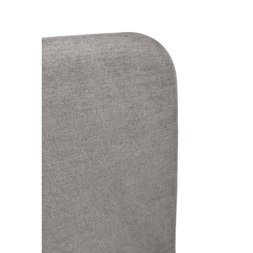 Cabeceira LOFT 158x115x5cm em tecido cinza oscuro