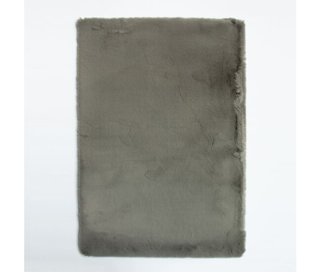 Alfombra luxury 120x170cm color gris oscuro