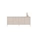 Aparador 4 puertas cashmere CAMILLE Aparador 4 puertas cashmere CAMILLE Gris