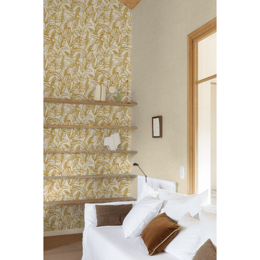 Papel de parede vinílico AGUAS 0,53x10 metros cor sálvia